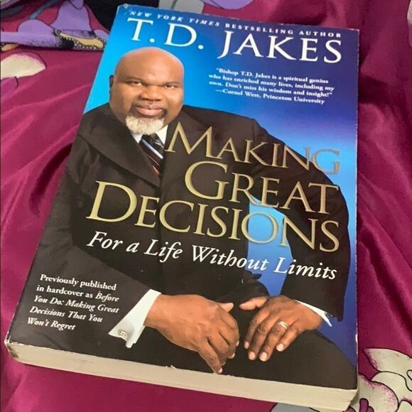 T.D JAKES MAKING‎ GREAT DECISIONS - Picture 1 of 4